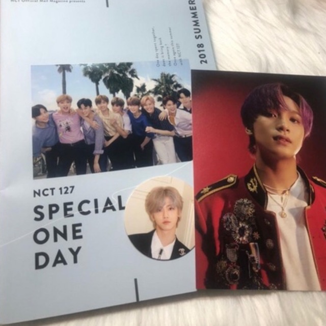 [READY STOCK] NCT MEMORIAL BOOK SPECIAL ONE DAY + POSTCARD PUNCH HAECHAN + CC WE BOOM JAEMIN