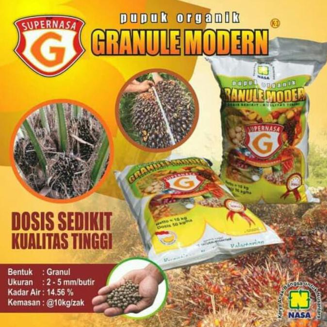 Pupuk Pelebat Sawit Supernasa Granule/Granule Nasa/Pupuk Organik