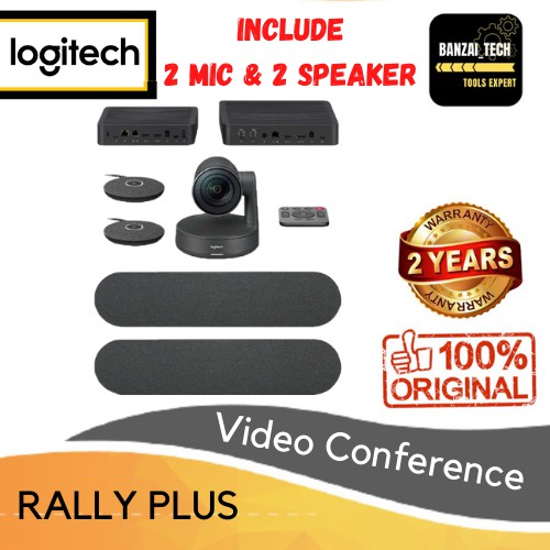 Jual Logitech Rally Plus System Ultra HD Video Conference | Shopee ...