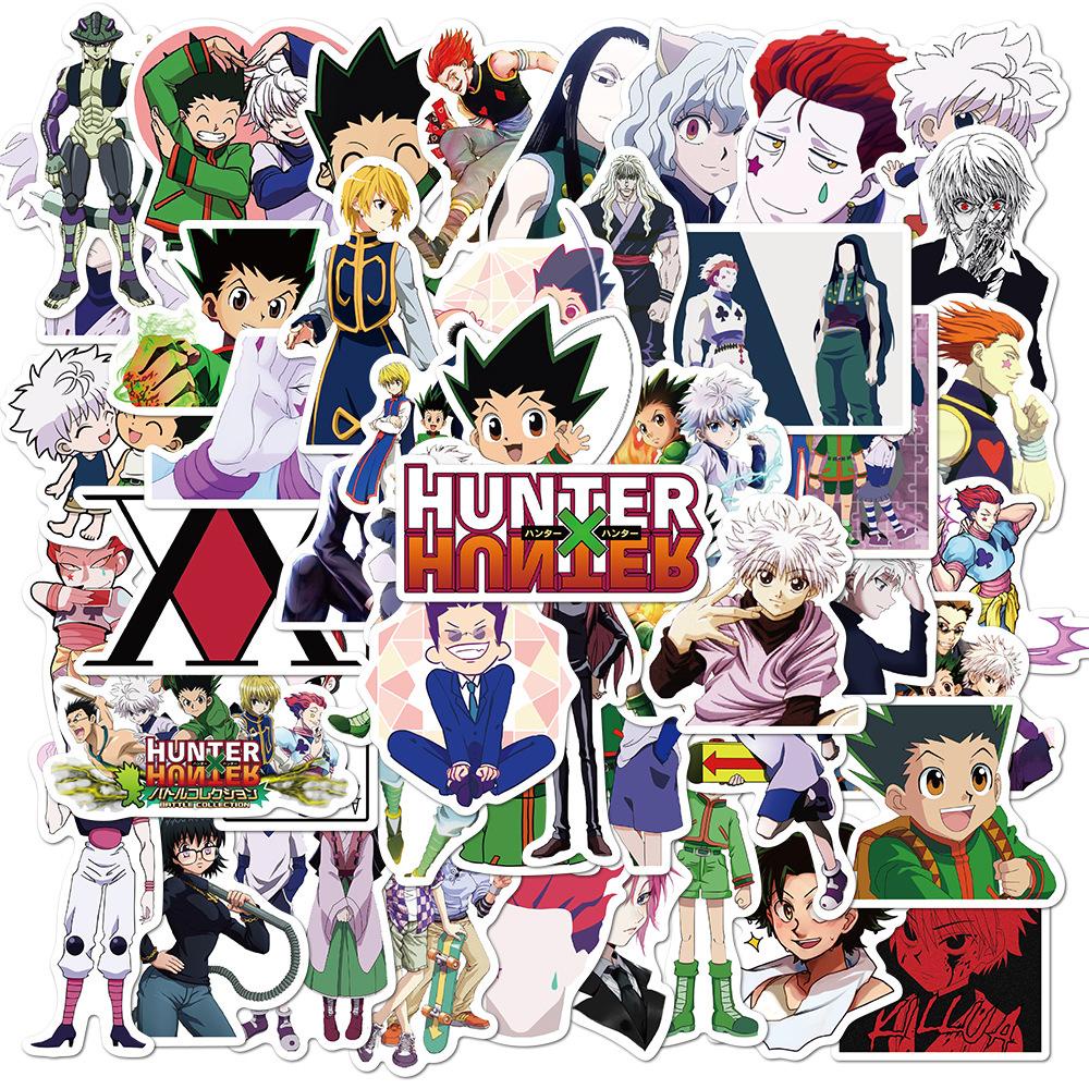 Lanfy HUNTERXHUNTER Stiker Tahan Air Dekorasi Decals Untuk Koper Laptop Helm Jurnal Alat Tulis Stiker