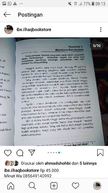 Nasihat abah saat nikah