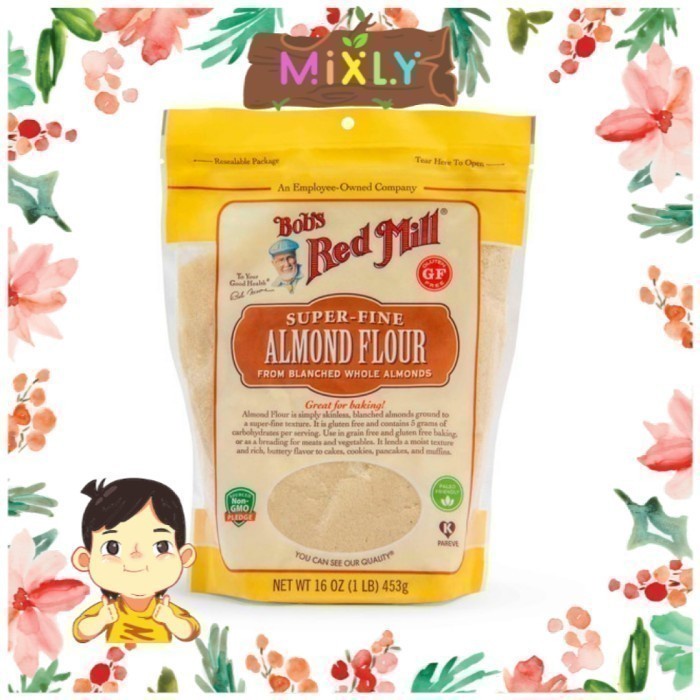 

BISA COD Bob's Red Mill Almond Flour 453gr | GF - Non GMO - Tepung Vegan
