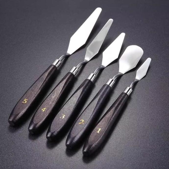 

Palette Knives Set Scraper Alat Lukis Painting Spatula Stainless