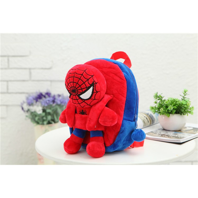 ransel boneka Spiderman boneka bisa dilepas ransel Anak sekolah paus baby