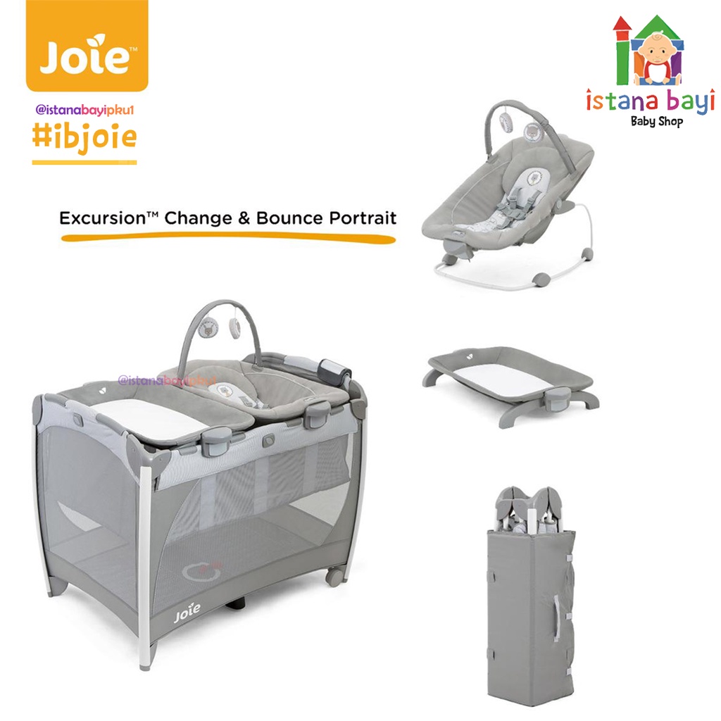 Joie Baby Box Excursion Change &amp; Bouncer - Box Tidur Bayi