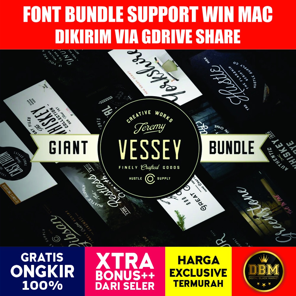 The Giant Font Bundle