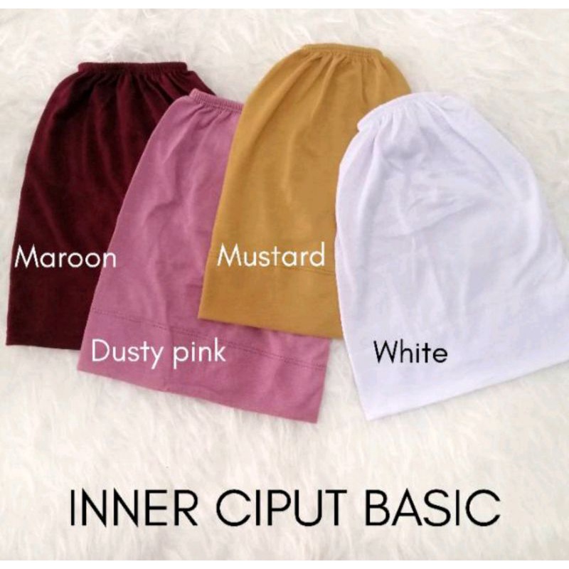 Ciput Arab bahan kaos /iner hijab/dalaman kerudung Dewasa Dalaman Badana Kaos Cepol Hijab Muslim Tur
