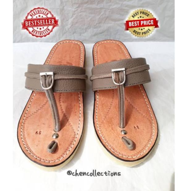 Sandal Tarumpah Kulit No 38 sd 45 {SPL.21Jl22ᴷ}