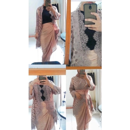 Outer Lace Bahan Viscose Murah (Atasan Saja)
