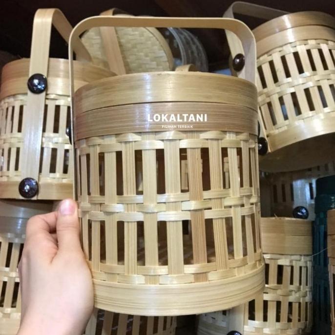 

Hampers Bambu/ Keranjang Lebaran /Keranjang Premium isi 2 susun toples