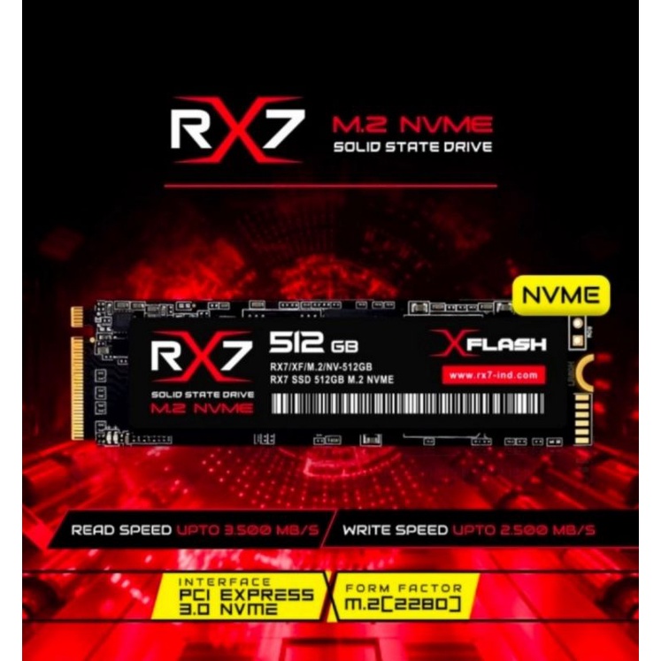 SSD M2 NVME 512GB RX7