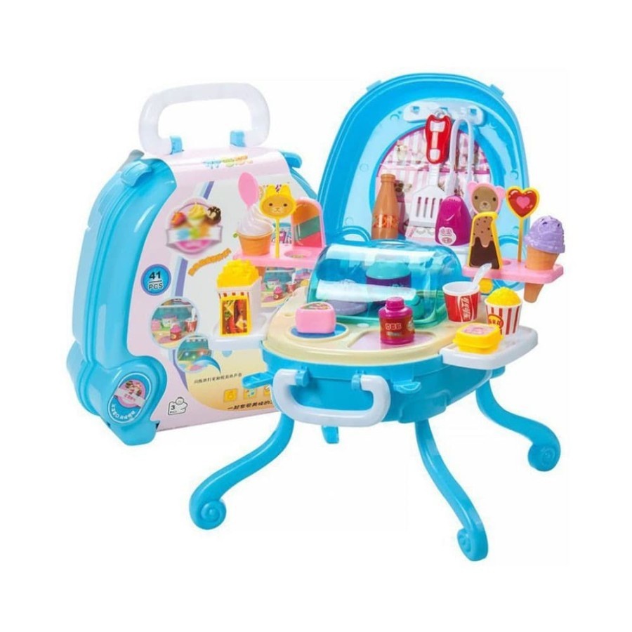 HONEY MAINAN ES KRIM KOPER BIRU ice cream anak balita toddler supermarket jual masak masakan toys pe