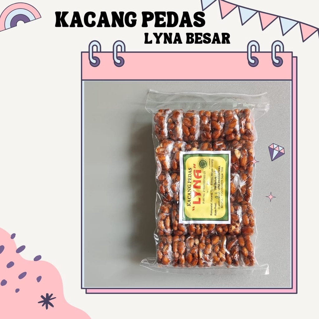 

Kacang Pedas Manis Lyna Besar