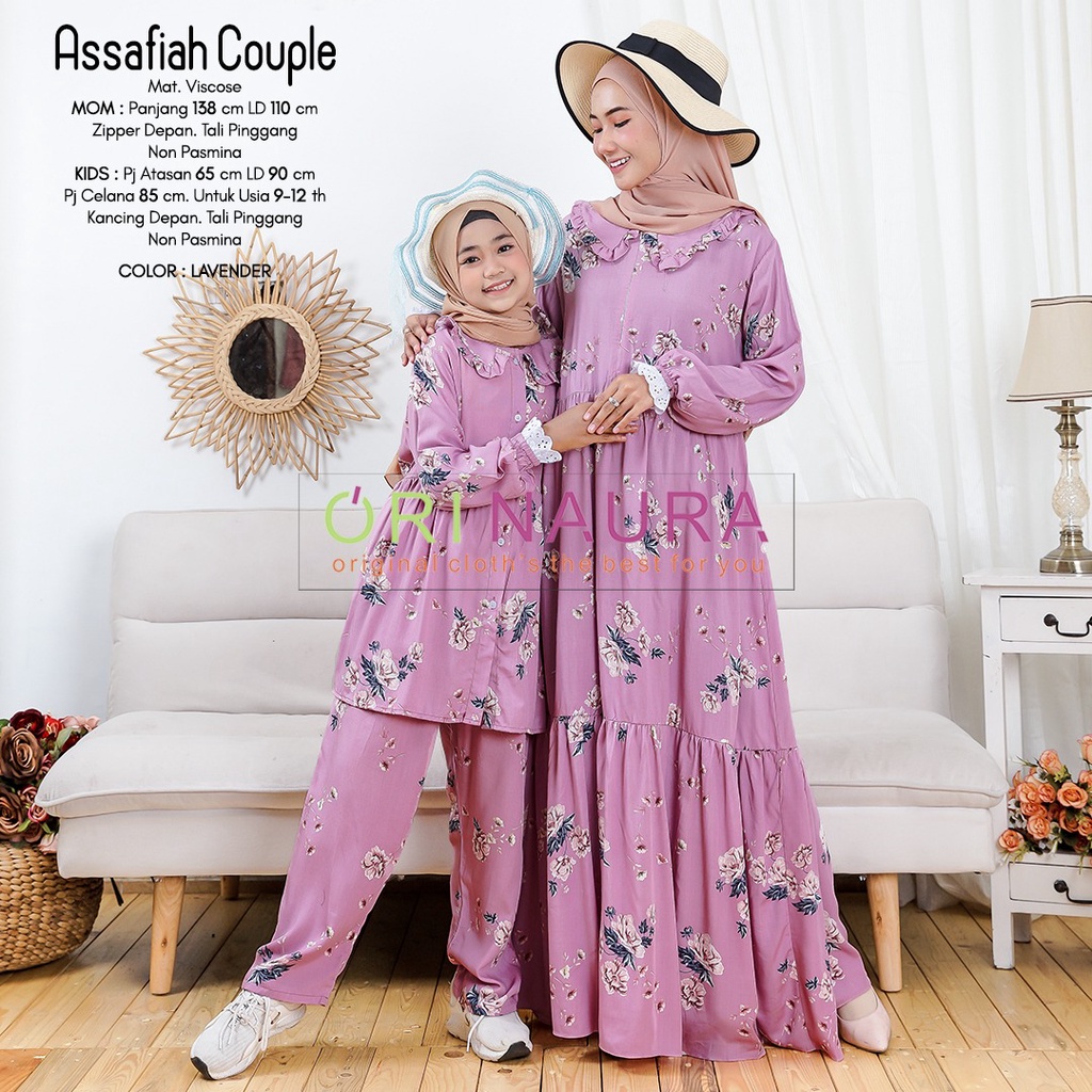 Baju Setelan Wanita Kekinian Terbaru Kapelan Ibu Anak One Set Kekinian