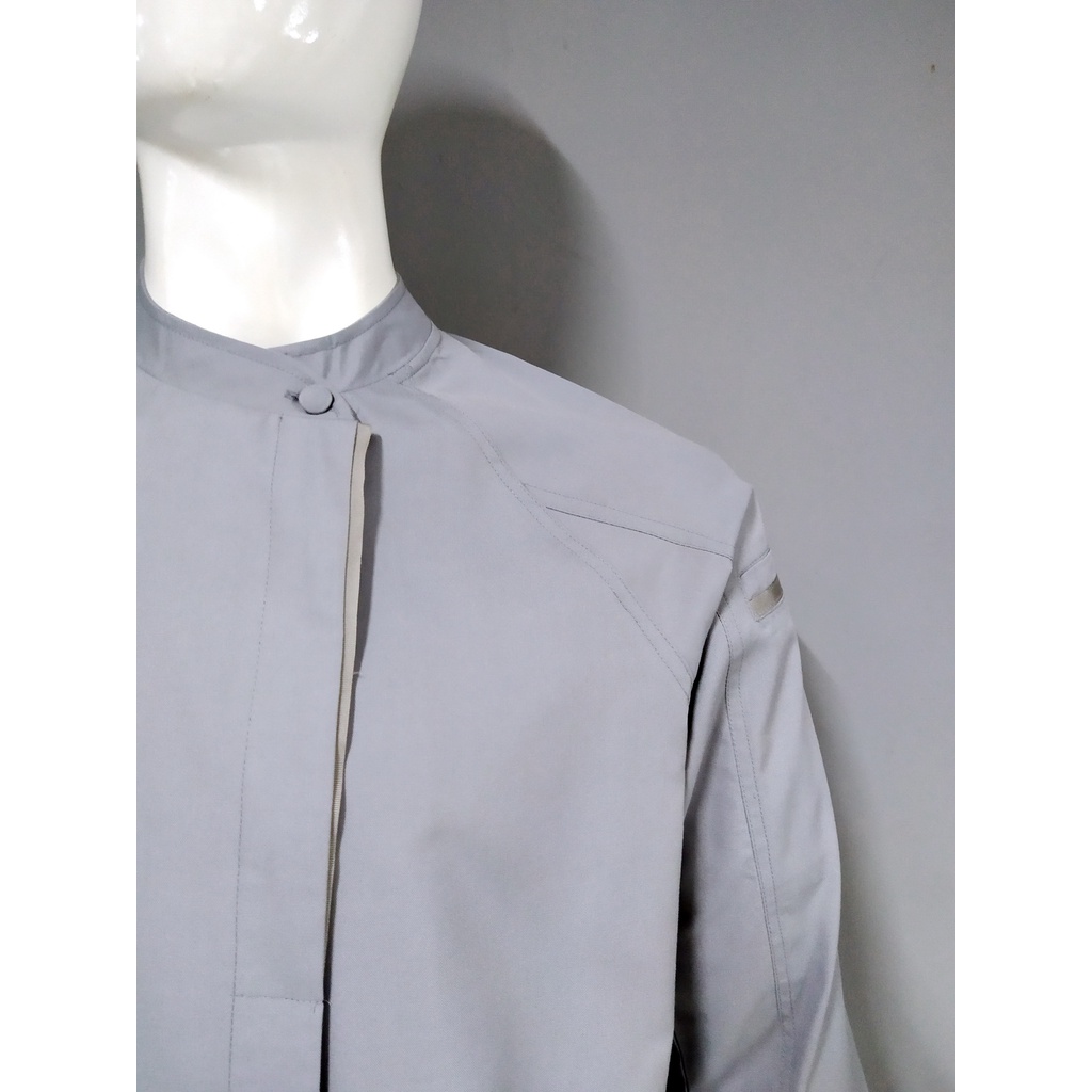 Chef Wear Baju Koki Abu Komb