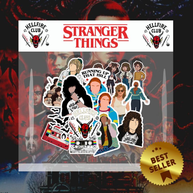 

50PCS+ STICKER STRANGER THINGS SEASON 4 | STRANGER THINGS | HELLFIRECLUB | NETFLIX