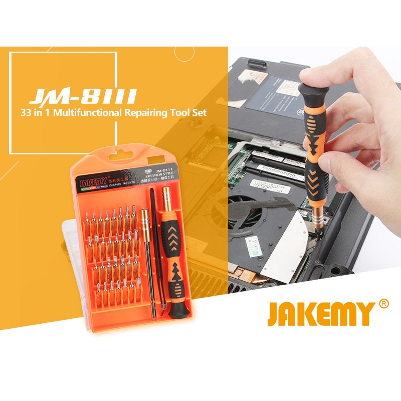 Jakemy 33 in 1 Computer Repair Screwdriver Set - JM-8111