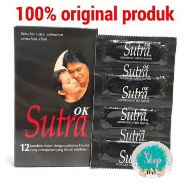 Kondom Sutra Hitam  isi 12