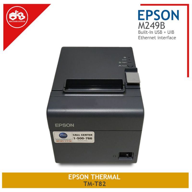 Printer thermal tm t82 model m249b usb