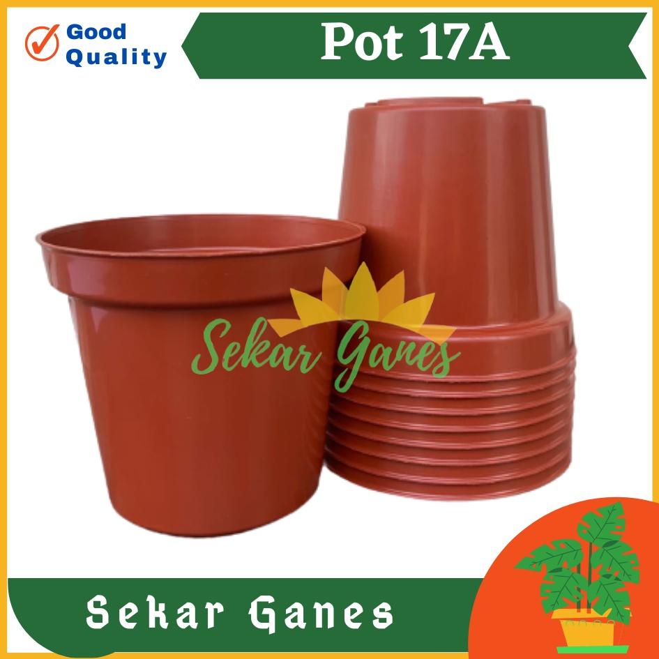 Pot Tinggi 17A Merah Bata Terracota  Merah Coklat Mirip Pot Usa Eiffel 20 25 Pot Tinggi Tirus 10 15 18 20 30 35 40 50 Cm Plastik Besar Hitam Putih Termurah Pot Tanaman Bahan Bagus