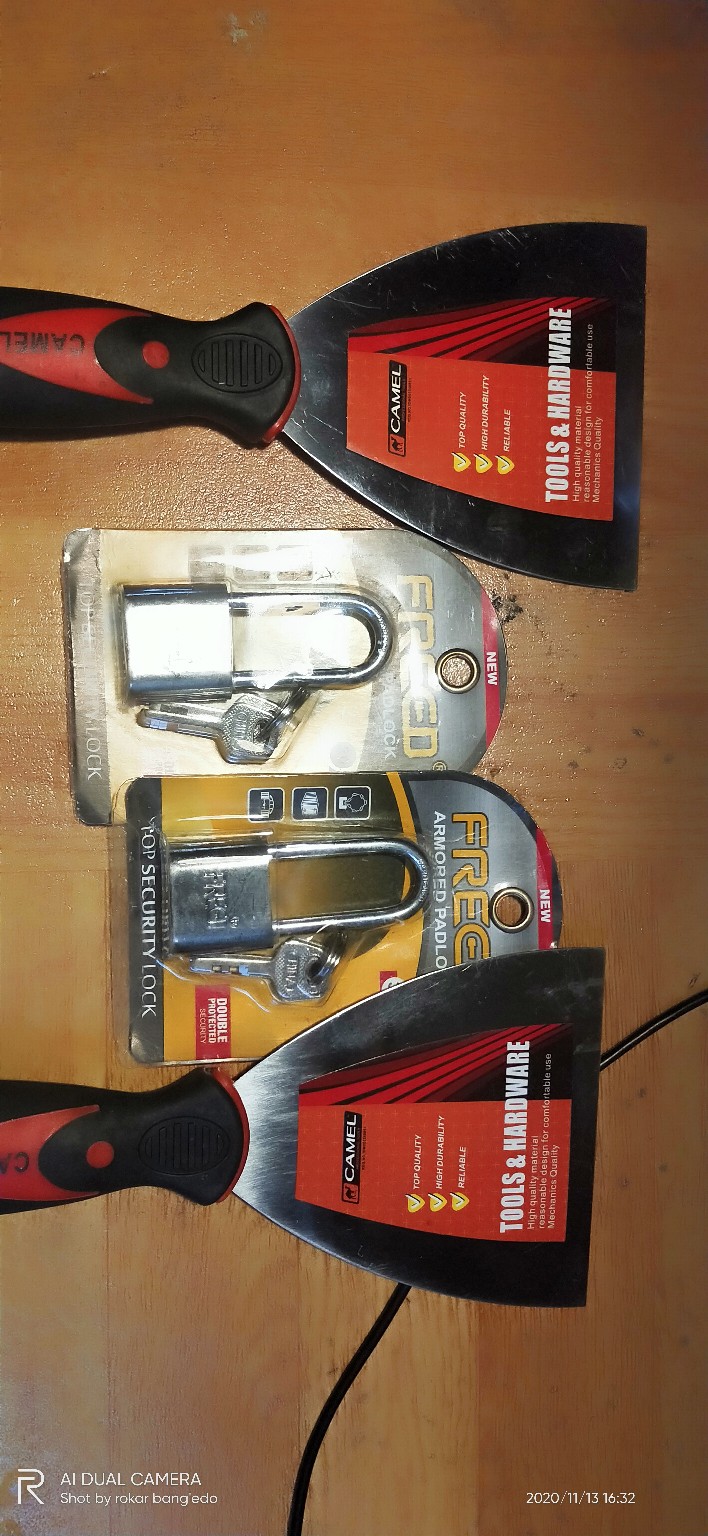 1 Pc | Gembok Nekel Freed 30 / 40 / 50 / 60mm / Leher Pendek / Pintu Rumah / Industri / Padlock