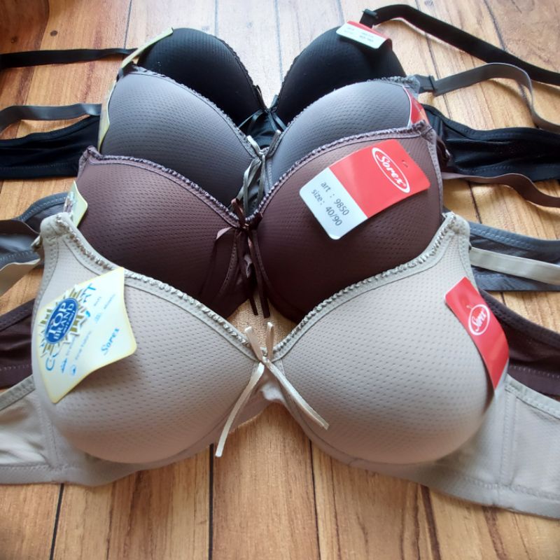 Bh Bra Sorex 9850 Tanpa Kawat Extra Comfort Murah