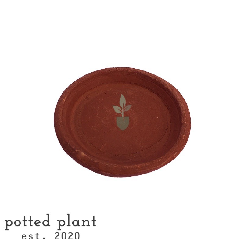 Tatakan Pot Gerabah / Tatakan Pot Tanah Liat Kecil