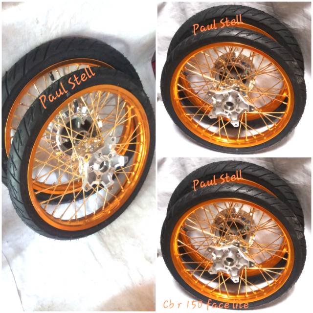 Velg paketan cb150 face lite/Cb new  full set ban