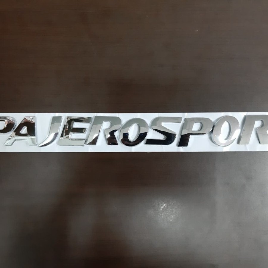 Emblem Pajero Sport Kap Mesin Mobil Logo Pajero Sport Warna