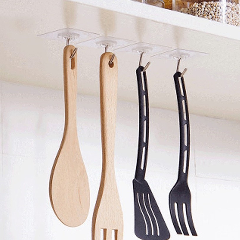 Promo Hotp Gantungan Transparan Hook Hanger Baju Kamar Mandi Keramik Dapur e6EEJkfx1E6r1