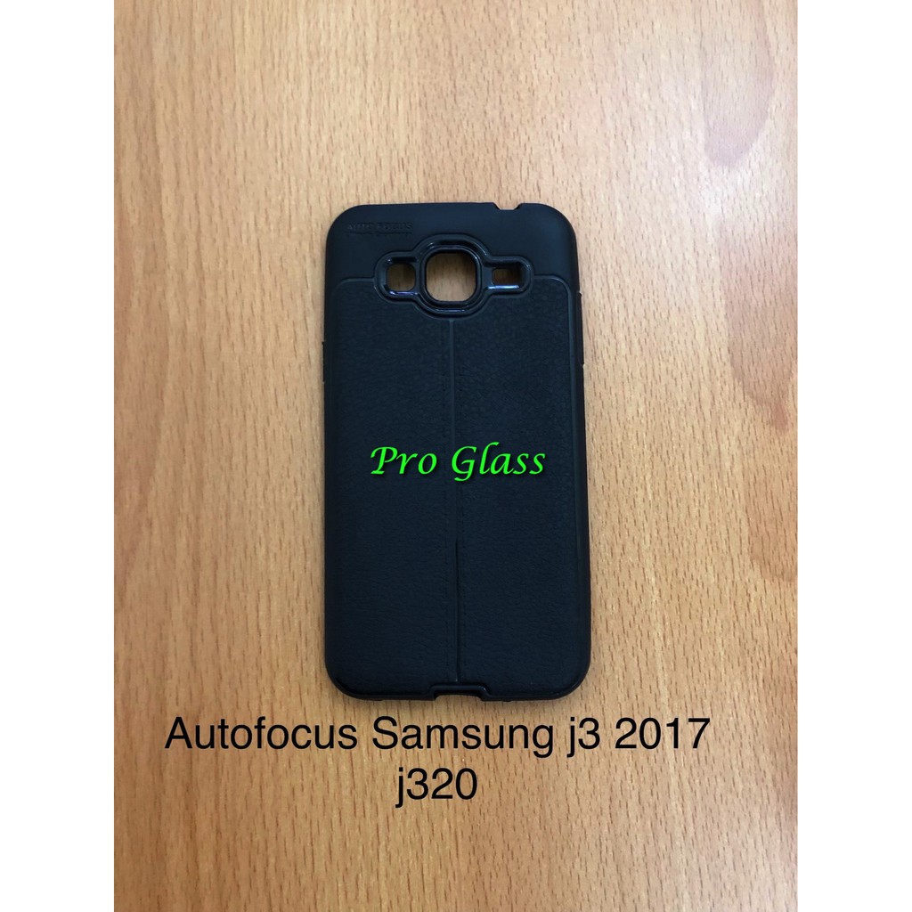 C102 Samsung J3 2017 J320 Auto Focus Case Premium TPU leather Silicon Autofocus