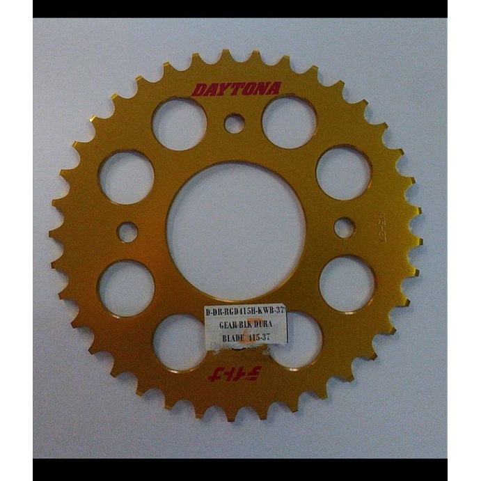 GEAR GIR HONDA BLADE REVO KARISMA X125 DAYTONA DURALUMIN 415-35/36/37