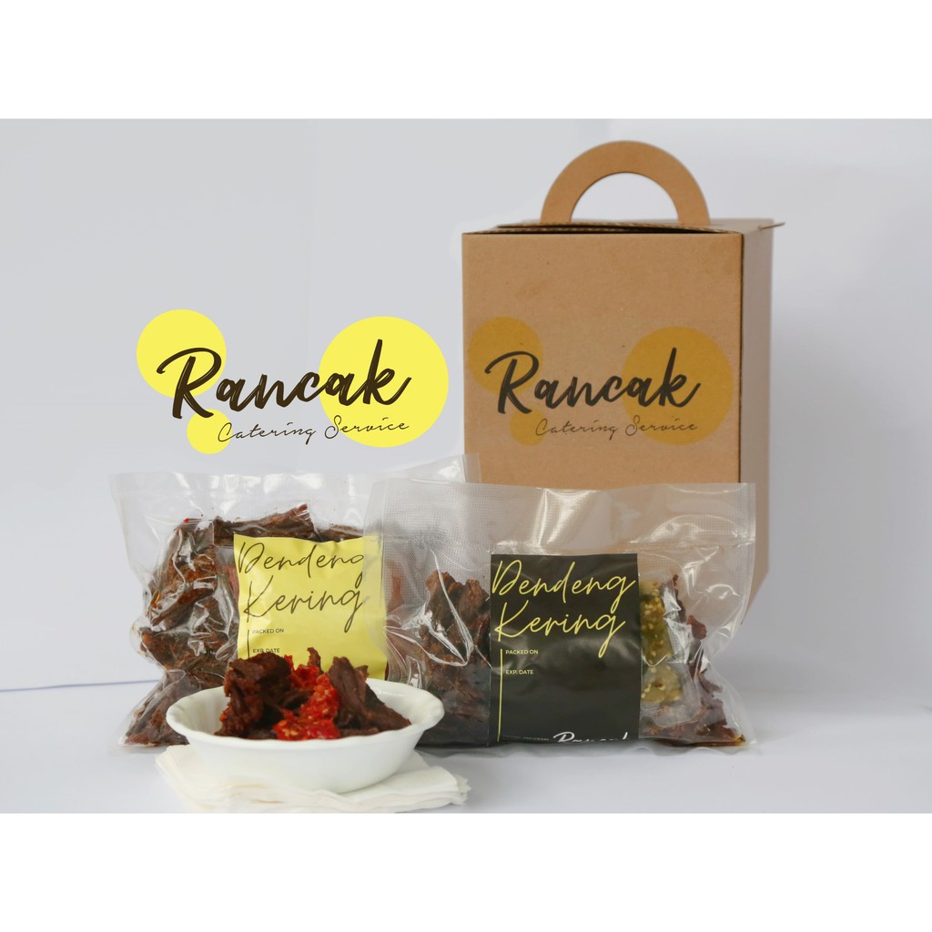 

Dendeng Kering Balado Merah (150 gram berat kering)
