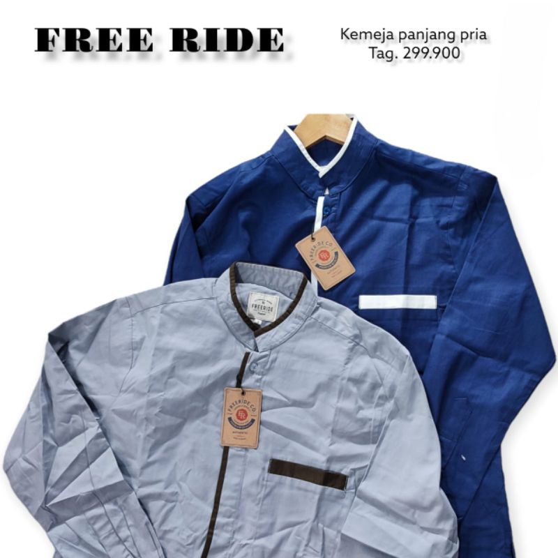 KEMEJA PRIA FREERIDE.co ORIGINAL