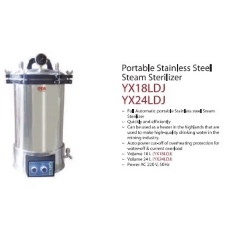 Autoclave / Steam Sterilizer GEA YX18LDL 18 Liter With Timer