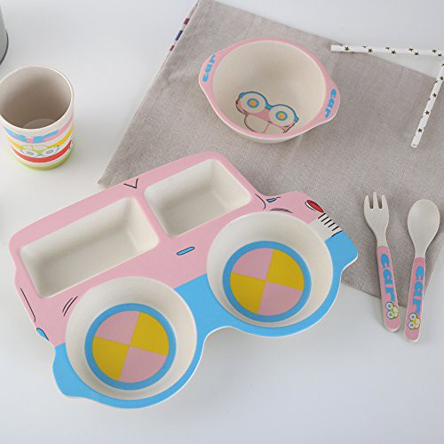 Bamboo Feeding Set Car Series Tutumi / Feeding Set Bayi / Feeding Set Bamboo