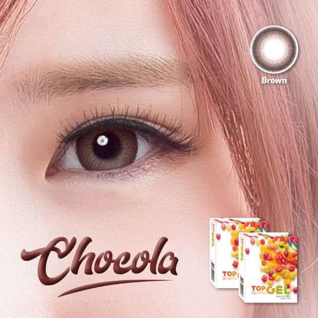 SOFTLENS TOPGEL CHOCOLA BLACK 14.5mm