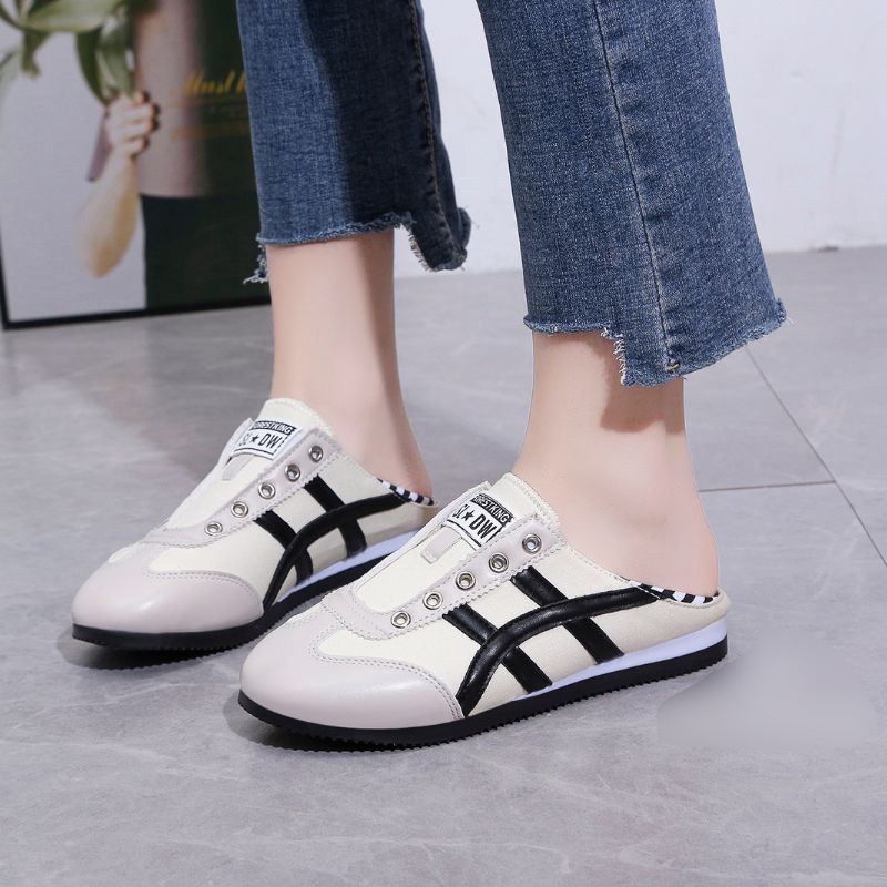 RYX - Chalk Lines Sepatu Sneakers Tali Wanita Fashion Casual / Olahraga - Ori Import