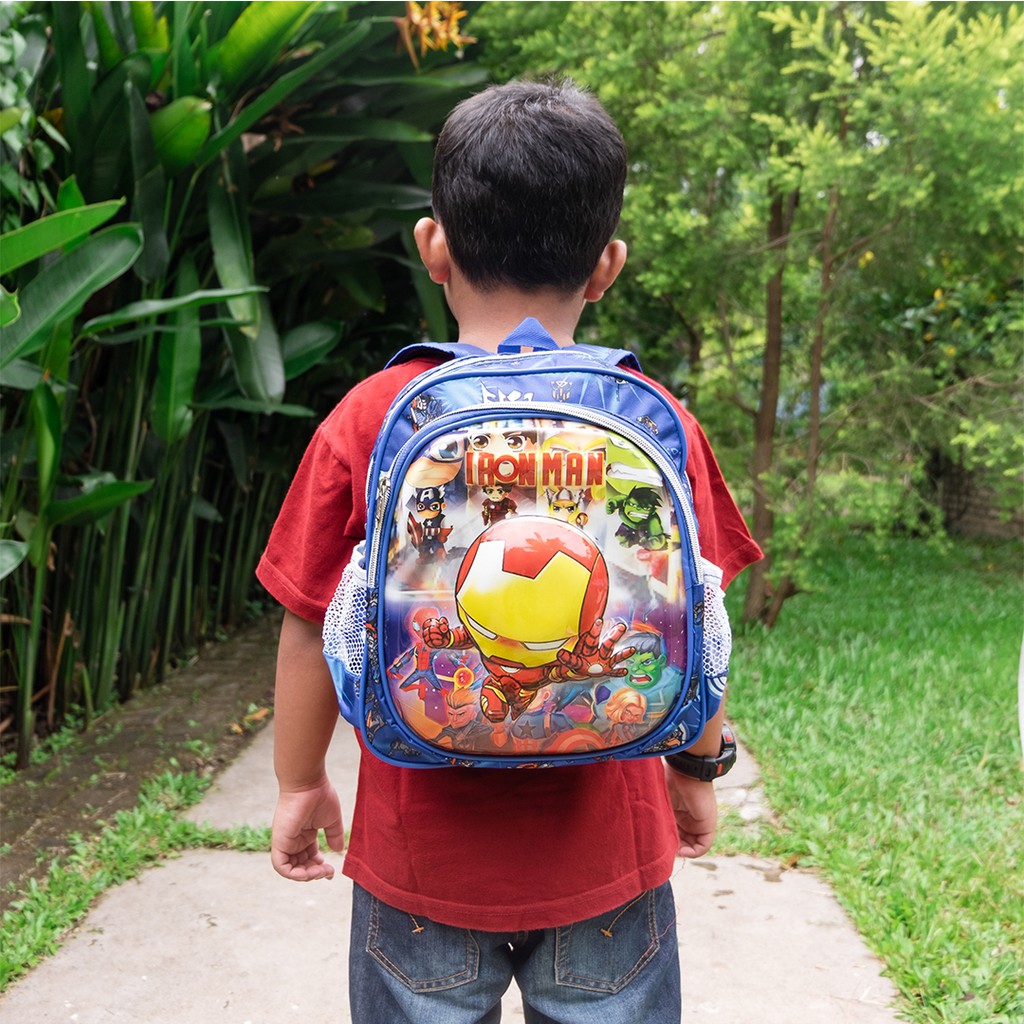 [KLIKTAS] Tas Ransel Anak Laki Calypso 3711 - backpack sekolah TK Paud gambar timbul kartun 3D