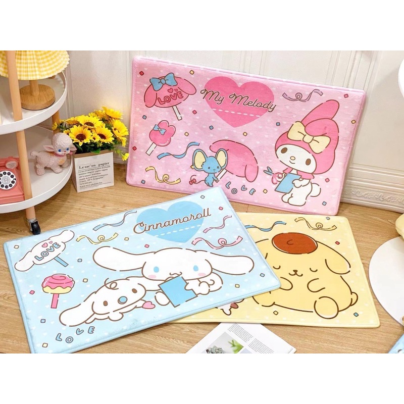 keset sanrio hello kitty melody medium KS02 alas kaki cinamoroll pompurin snoopy