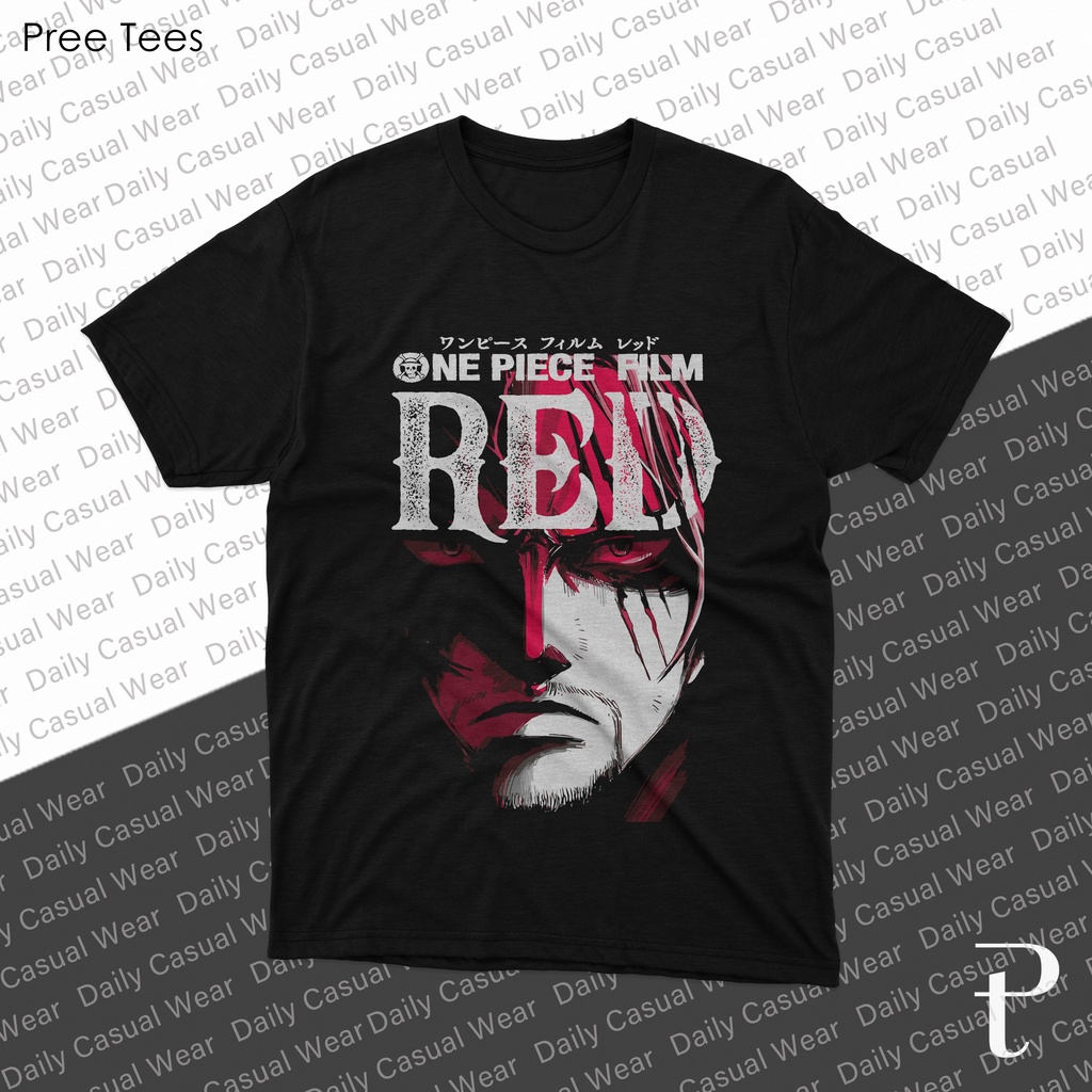 Kaos One Piece RED Shanks
