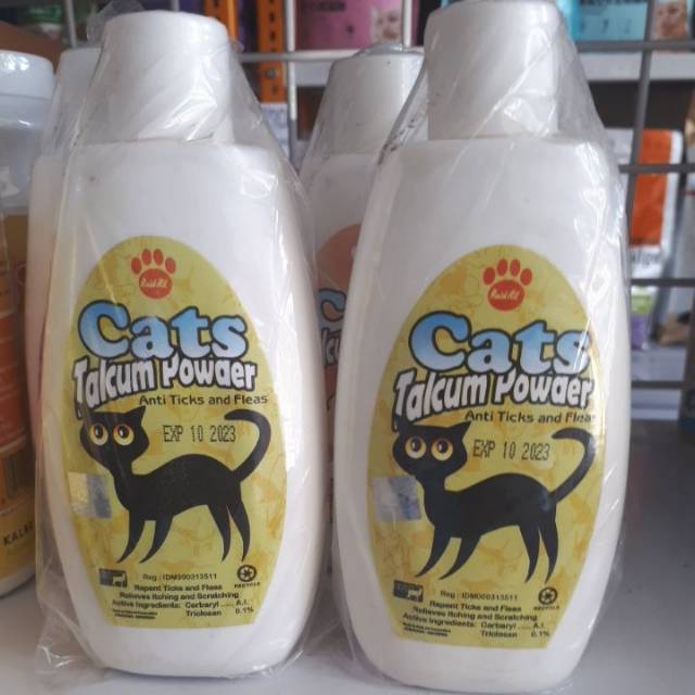 bedak kutu cats talcum powder