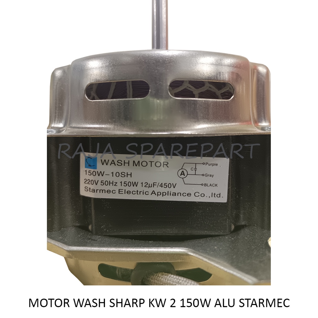 MOTOR WASH MESIN CUCI SHARP KW 2 150W as 10 ALU STARMEC