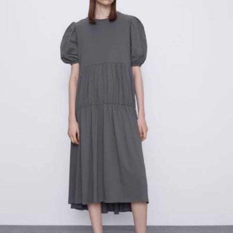 zara poplin dress preloved