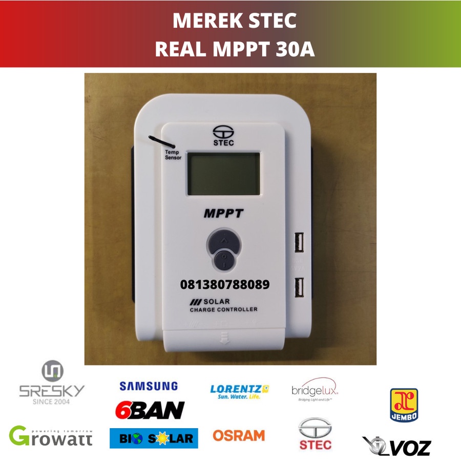 Jual Solar Charge Controller Scc Mppt Stec A Stec V V Shopee Indonesia