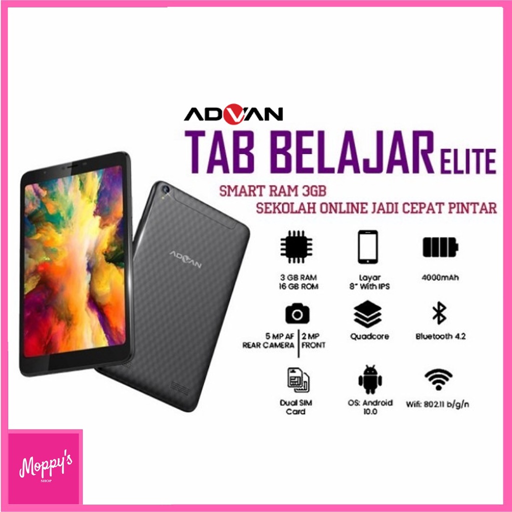ADVAN TAB Belajar Elite ram 3g rom 32gb garansi resmi advan