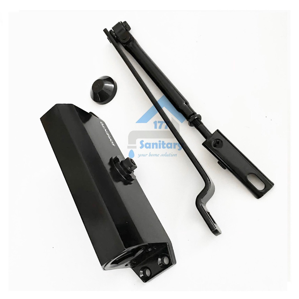 Door Closer HITAM Murah Sorento-Penahan Pintu Penutup Otomatis tutup Doorcloser automatic black /R10