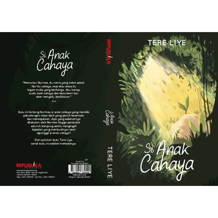 Novel Karya Tere Liye Si Anak Cahaya Nurmas Penerbit Republika Shopee Indonesia