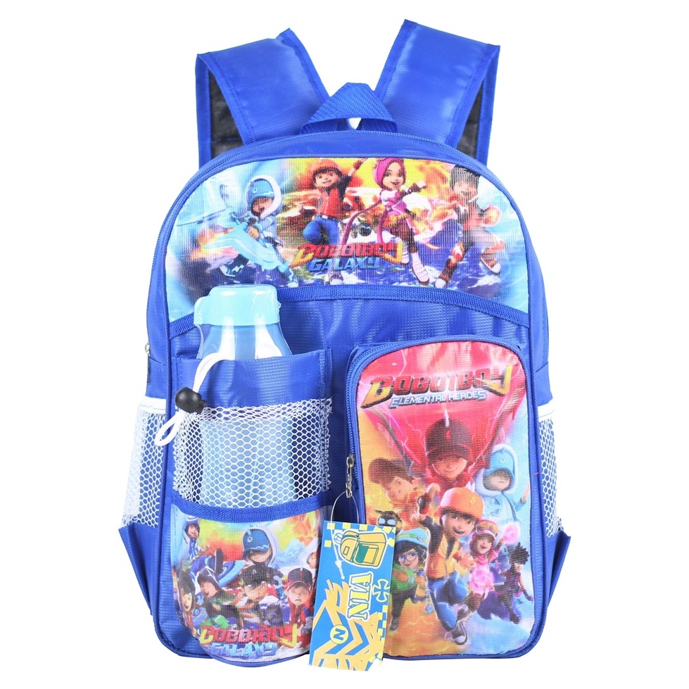 Promo Tas Botol Anak Ransel Gendong Playgroup PAUD KB TK Keren Bagus Gambar Kartun Cartoon Karakter