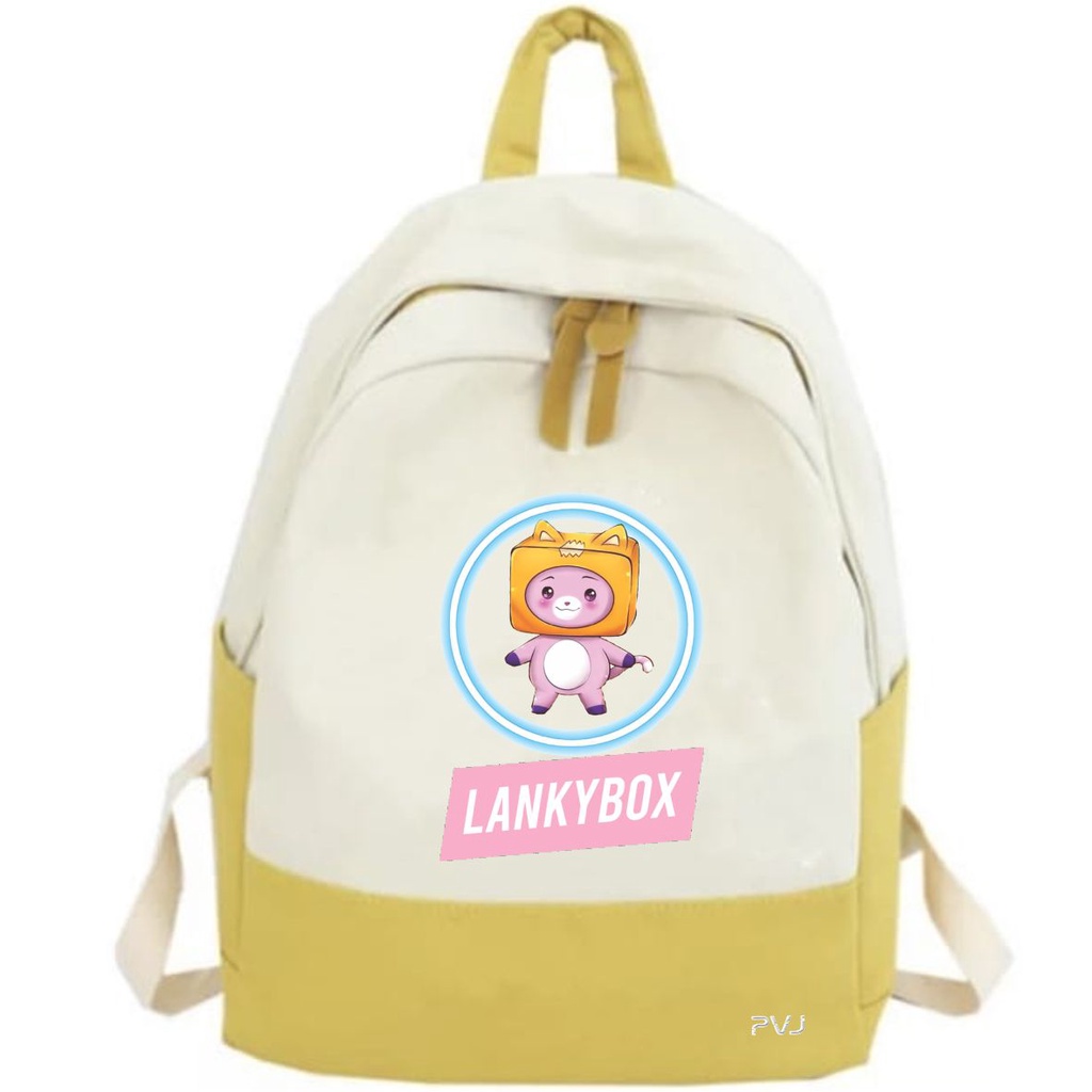 PVJ Tas lanxybox Ransel Anak Sekolah Laki laki dan Perempuan SD